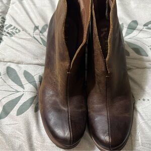 Kork-Ease Brown Ankle Boots